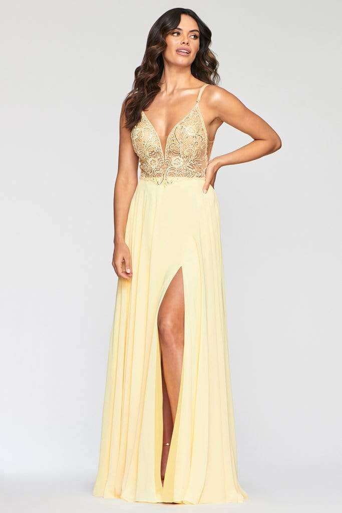 Yellow Prom Dresses, Mustard Evening ...